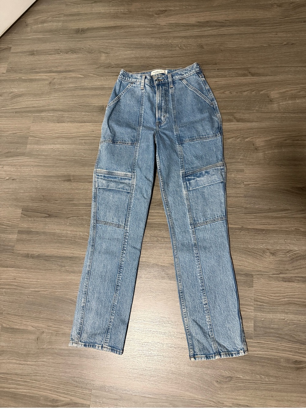 Abercrombie & Fitch Curve Love 90’s Straight Ultra High Rise